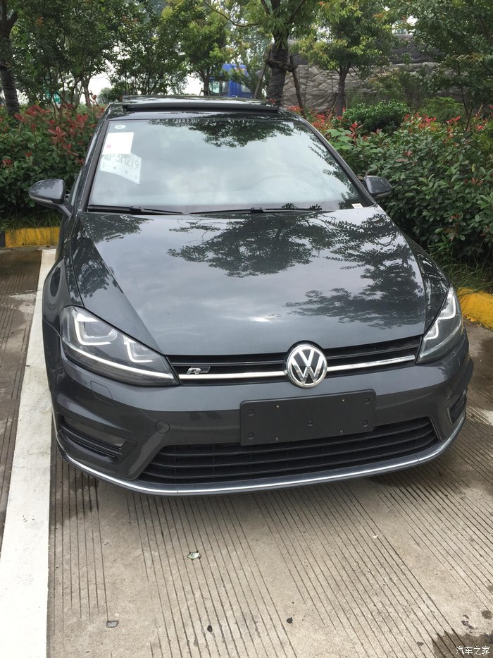 高尔夫rline炫酷灰手动挡提车简记